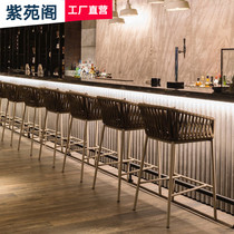 Fuji Bar Bar Bar Bar Leisure drink high chair high chair high chair bench Outdoor vine chair