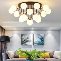  Light luxury led living room ceiling lamp Nordic simple postmodern magic bean ceiling lamp Dining room bedroom aisle lamp