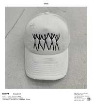 SMFK Official Burning Match Road Hat Handmade Polished Broken Hole Cotton Quality Male And Female Boomer Baseball Cap Umbral Hat