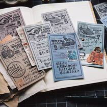 Taiwan lihaopaper xtreme classic life notes retro hand account note paper notes 6 types of one each