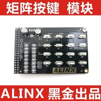 Black Gold Alinx AN0404 4416 4 * 4 Matrix Keyboard led Extension Module with FPGA Development Board