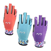 GIANT Giant womens gloves liv lambskin short finger gloves womens nine-point finger gloves half-finger missing finger
