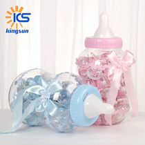 European large size bottle shape candy creative plastic candy box Large bottle set wedding supplies