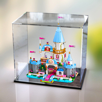 Acrylic display box for Lego 41055 Cinderella romantic castle building block model dustproof transparent cover