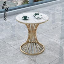  Nordic negotiation table and chair combination Sales office Office business meeting reception negotiation leisure net celebrity balcony small round table