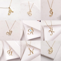 Exquisite 26 Letter Word Necklace Letter Necklace Letter