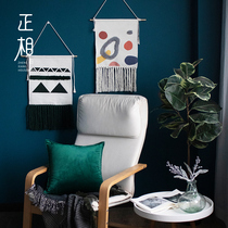 Handwoven Streaming Su Tapestry Decoration Nordic Electric Meter Box Hanging Painting Dorm Room Renovation Cloth Art Background Cloth bedroom hanging cloth