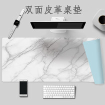 Marble pupu leather computer pad waterproof oversized mouse pad writing keyboard pad office female student desk pad