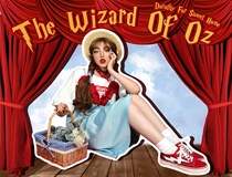 EOH original design-Oz Fairy's Dorothy Satin Red Blue Snatch Love Wooden Loose Link dress