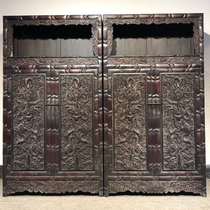 Small Leaf Purple Sandalwood Longwan Cabinet -ZT8037