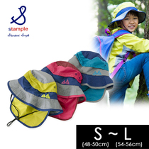 Japan stample Children fisherman hat Rain hat Mens and womens baby beach visor Childrens sun hat