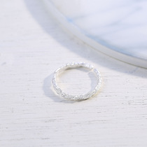 Unique design art aesthetic creative female original ecology 925 sterling silver irregular female ring ring ring