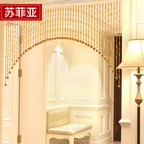 Sophia curtain bead curtain Crystal partition curtain living room porch new finished bedroom curtain hanging curtain