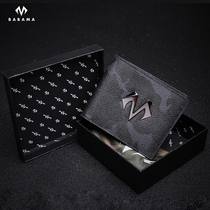  babama mens wallet camouflage short wallet 2020 new trendy brand wallet coin purse gift birthday gift