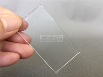 Domestic building blocks building parts 60803 1x4x6 glass wall panel Window door and window transparent board