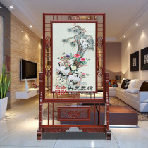 Ancient art Su embroidered screen peony crane handmade embroidery living room porch ornaments birthday gifts housewarming gifts