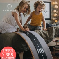German design Miniluban children beech body coordinates the sensory training board balance wood yoga