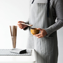 Apron fabric cotton sleeveless apron home kitchen Korean fashion simple antifouling and oil cooking home cleaning clothing