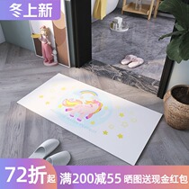 Cartoon bathroom door absorbent floor mat toilet toilet non-slip quick-drying toilet foot mat bathroom mat thick cushion