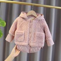 Female Baby Winter New Girl Thickening Coat Children Foreign Air Korea Version Children Clothing Autumn Winter Clothing Warm Fur Coats Damp