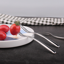 304 stainless steel fruit fork small fork cute cake dessert fork Household tableware creative two-tooth fruit stick thickened
