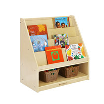 4-layer single-sided Storage frame maple birch early education children bookcase bookcase storage locker bookcase toys