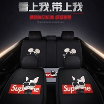 2019 new all-surrounded memory cotton breathable fabric tide brand car cushion