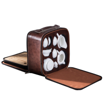 Dehua white ceramic travel tea set portable teapot household simple Sino-Japanese outdoor tourist vehicle carry