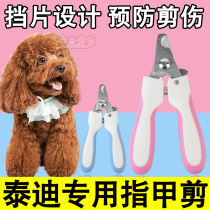 Teddy special nail scissors artifact polishing armor anti-cutting manicure pliers anti-bleeding small dog puppies