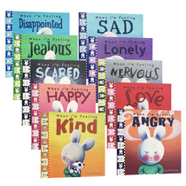 (Send audio) emotional management picture book Mao Mao rabbit 10 volumes When Im Feeling English original enlightenment childrens book good habits to develop scaryhappyki