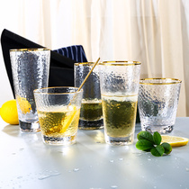 kens hammer mesh Phnom Penh glass cup day style transparent heat resistant wine glass tea cup juice drink mug