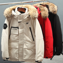 Official website flagship store down jacket men 2019 outdoor tooling winter down jacket men thickened goose jacket down