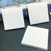Floral pastoral style literature and art Forest department beautiful post-it note N times paste message paste small book student stationery
