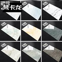 Self-adhesive high bright marble striped cupboard table stickers waterproof toilet bathroom wall paper protective wall film