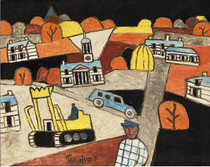 M687 (UK) Triveyan (Julian Trevelyan) painting printmaking web gallery