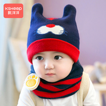 Baby hats autumn and winter infants and young children newborn boys wool hat winter cute super cute spring and autumn