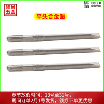 Wanlian tool round head stainless steel multi-function drilling drill bit opener flat chisel tip chisel triangular flat head alloy chisel