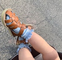 Division Horse Warm Church Spot Collegien Children Adult Lace Lace Short Socks Retro Sweet Beauty Can Be Matched