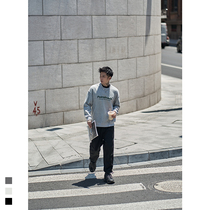 Furnace Autumn New Japanese letter embroidery round neck sweater mens trend ins American pullover hooded jacket