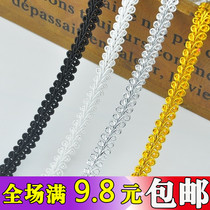 0 7cm wide centipede lace fabric trim clothing design skirt leader edge DIY lace accessories