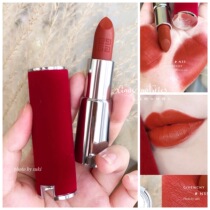 Givenchy Givenchy lambskin Red Velvet Lipstick Lipstick 307 n27 n37 n35 36 n12 lettering