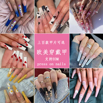 Cross-border long-shaped chilled chicks wearing nails of nails in Europe and America