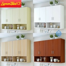 Toilet washing machine above hanging cabinet wall storage wardrobe balcony simple wall hanging cabinet bathroom top Cabinet