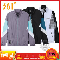 361 mens wind clothes 2020 Spring new breathable spring clothing Single jacket blouses Long sleeves Long sleeves Sport jacket men