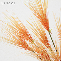 Lancol simulation flower simple modern orange grass living room soft decoration home decoration decoration window fake flower