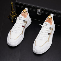 Tide brand 2020 Summer new Korean trend small white shoes men breathable sports leisure simple Joker high Board Shoes