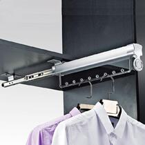  Telescopic hanging rod Wardrobe horizontal bar Telescopic frame Room track cloakroom support accessories Top of the cabinet Top of the top of the top of the top of the top of the top of the top of the top of the