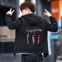 Spring and autumn winter coat men 2021 New slim Korean trend young students handsome short jacket men