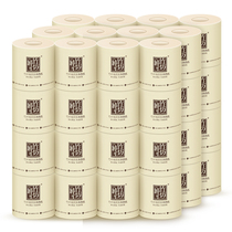  Pure bamboo workshop bamboo pulp natural color paper towel roll paper household toilet paper affordable core roll paper toilet paper 14 rolls
