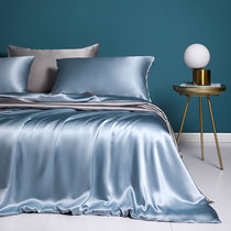 Gusu Zhijin 19 Mimi Mulberry Silk Silk Four Pieces Set of Bedding Silky Nude Sleeping Sheets quilt cover Silk Silk